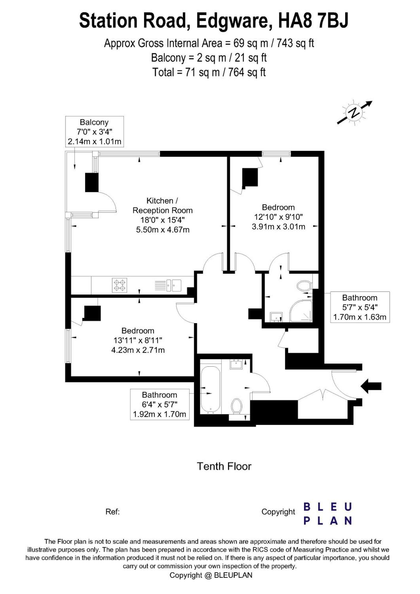 Luxury Apartment With Stunning Views On 10Th Floor Edgware Eksteriør billede